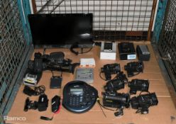 Audio visual equipment - Sony HVR-Z1E Dvcam, mixed portable headphone amplifiers & more