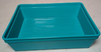 4x boxes of Warwick SasCo medical plastics trays - 60 per box - W 200 x D 150 x H 51mm
