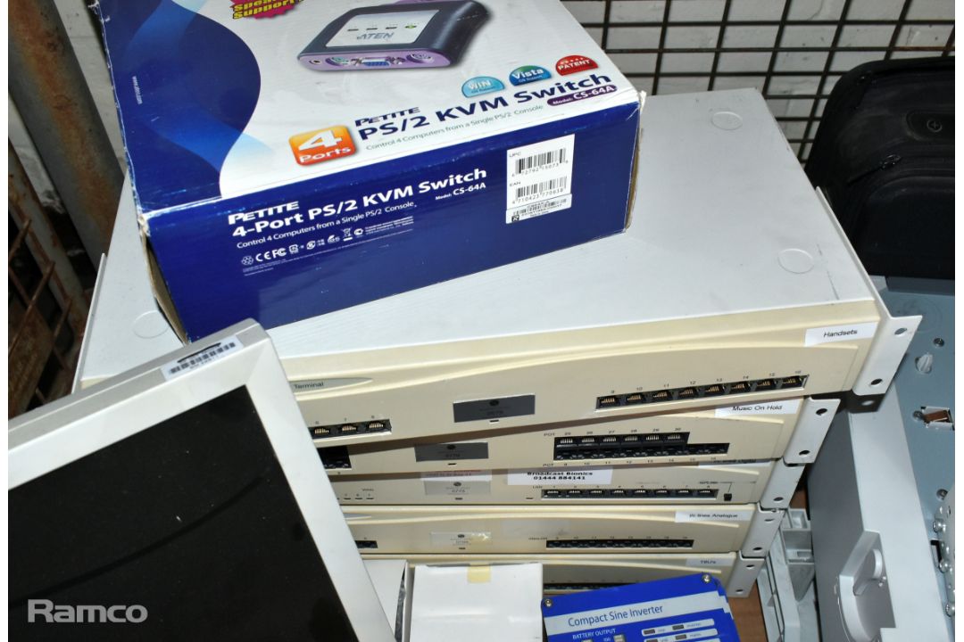 Audio visual mixed accessories - Pilkington fibre-optic receiver, Iiyama monitor & more - see desc. - Image 2 of 8