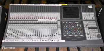 Sony DMX-R100 24 channel digital audio mixer - W 1135 x D 695 x H 275mm