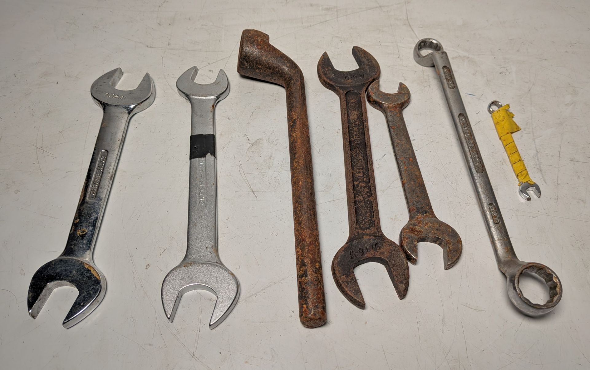 Workshop tools - Mixed metric/imperial open ended, combination, ring spanners - 155 units - Image 2 of 25