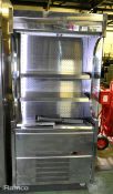 EMH multideck refrigerated display case - W 900 x D 620 x H 1900mm