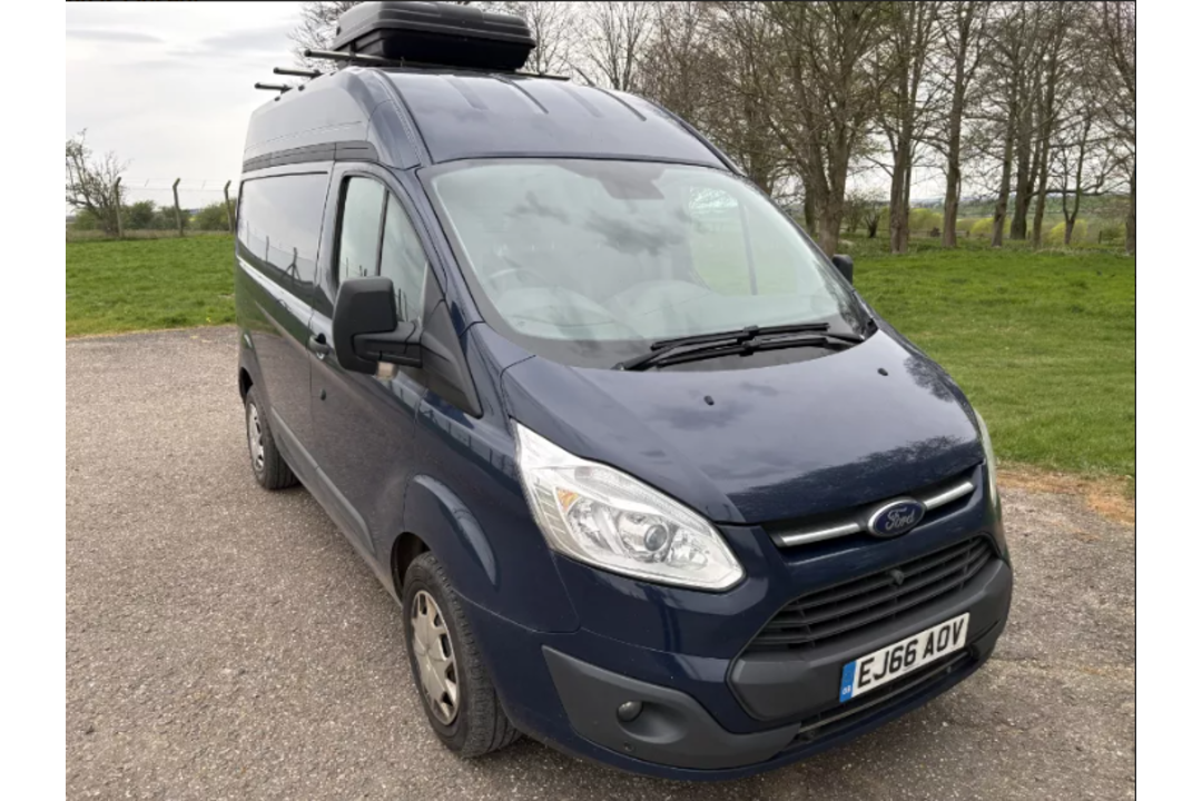 Ford Transit Custom 270 Trend – EJ66 AOV – 2016 – 138758 miles – blue - details in description - Image 1 of 15