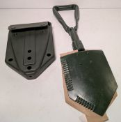 12x British Forces collapsible shovels
