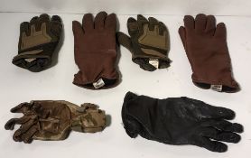 126x British Forces Unpaired gloves - mixed styles - mixed sizes