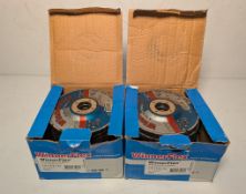 2x packs of WinnerFlex grinding discs for metal - 115 x 6.4 x 22mm - 10 per pack