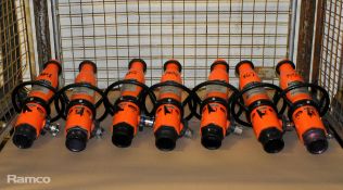 7x Chubb Fire FB5X Mk II foam making branch pipes