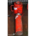 Hydraulic bottle jack - capacity 50 tonne & Hydraulic ram