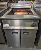 Lincat OG8107/N twin basket fryer - W 600 x D 880 x H 1020mm - no baskets