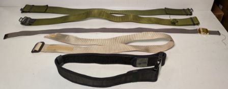 80x British Forces belts - various types and sizes