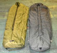 30x Medium weight sleeping bags - various types - may include arctic