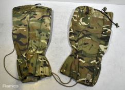46x British Army MTP MK2 gaiters - standard - singles