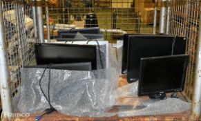 11x Various flat screen monitors - full details in the description