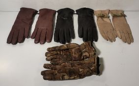52x British Forces paired gloves - mixed styles & mixed sizes