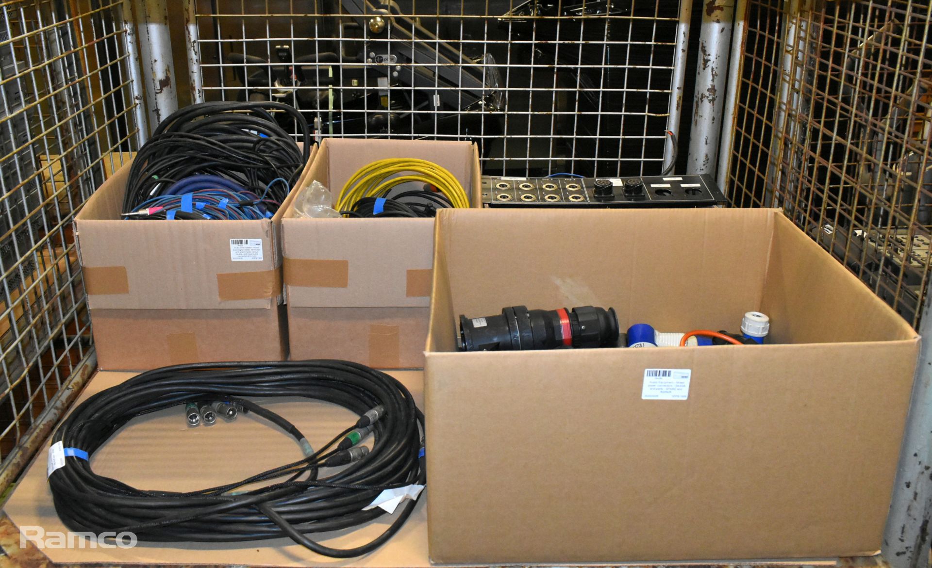 Audio consumables - mixed audio signal cables, terminated and unterminated various lengths