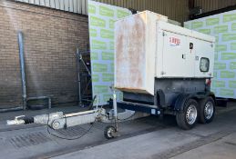 Scorpion D1 115 trailer-mounted 115kVA/92kW 400V three-phase diesel generator with Iveco engine