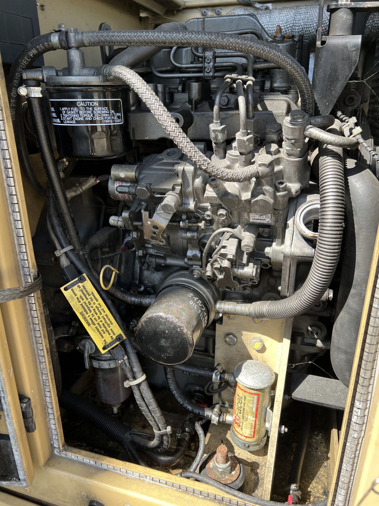 CMCA MPG020 3-phase 20kW/400V/50Hz diesel generator with Yanmar 3TNV88-DSAP water-cooled engine - Image 13 of 21