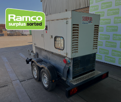 Trailered generators & compressors including brands Doosan, CMCA, ArcGen & Scorpion