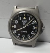 CWC G10 0555/6645 Royal Marines issue quartz wristwatch - 1995 - details in the description