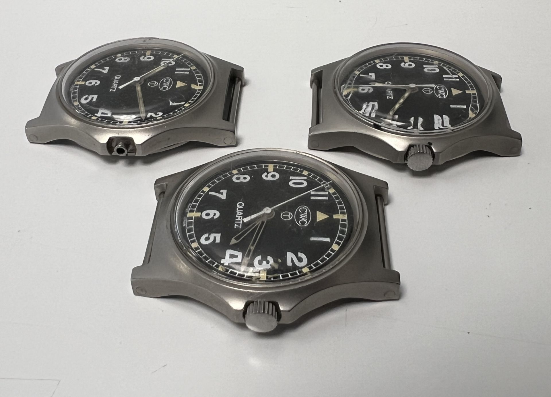 3x CWC W10-6645-99 British Army issue quartz wristwatches - 2004 - details in the description - Image 3 of 5