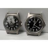 2x CWC W10-6645-99 British Army issue quartz wristwatches - 2004 - details in the description