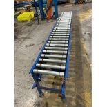 5x straight roller conveyors - 4 x approx 9.4m L x 0.47m W x 0.54m H (internal roller 0.4m W )