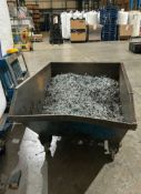 4x forklift tipping bins approx 1m W x 1.6m L x 1.0m H