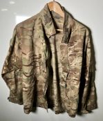 Various types of ex-military camo clothing - may include accessories - 211kg – may require repair