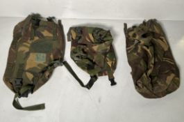 Various types of ex-military DPM accessories - 146kg – may require repair/be incomplete - see pics