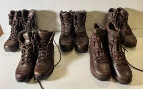 100x pairs of grade 2 various combat boots - may include - Magnum, YDS, Haix - mixed sizes
