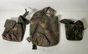 Various types of ex-military DPM accessories - 140kg – may require repair/be incomplete