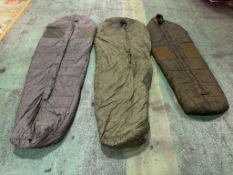 30x Medium weight sleeping bags - various types - may include arctic