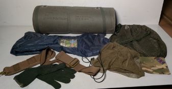 Various types of ex-military hardware and accessories - 118kg – may require repair/be incomplete