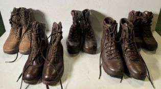 100x pairs of grade 2 various combat boots - may include - Magnum, YDS, Haix - mixed sizes