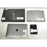 HP EliteBook 8560w laptop, Apple MacBook Air A1932 EMC 3184 13 inch & more - see desc.