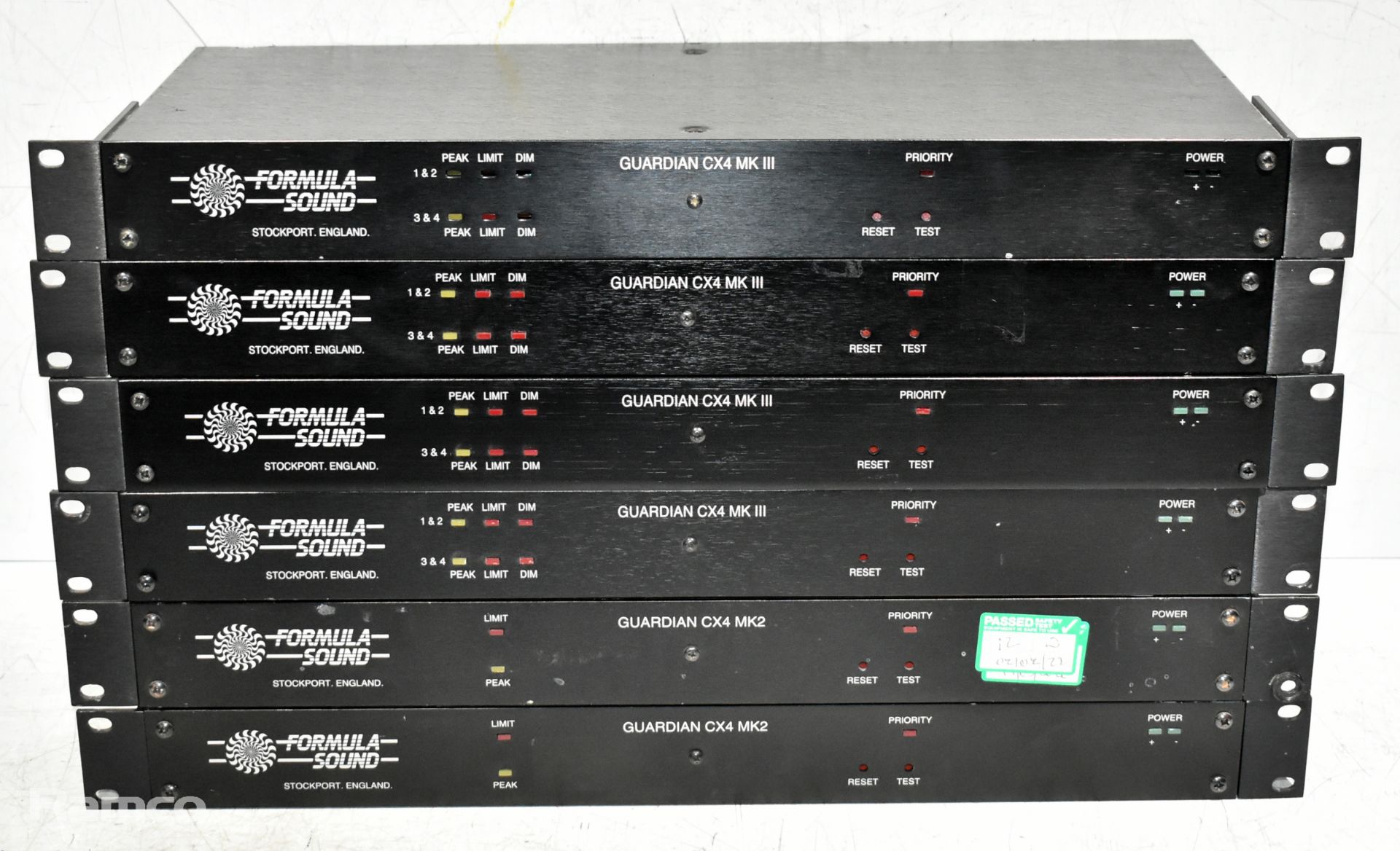 2x Formula Sound Guardian CX4 MK2, 4x Formula Sound Guardian CX MK3 priority Interface - Image 2 of 5