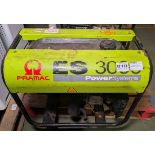 Pramac ES 3000 petrol generator - W 620 x D 400 x H 500mm