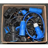 Mixed electrical 15A round pin adaptors - 13A, 16A etc