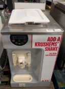 Carpigiani Krushems 191K countertop milkshake machine - W 510 x D 760 x H 900mm - low reserve