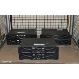 Crown Audio amplifiers - 4x XLi 1500, 1x XLi 2500, 1x XLi 800 - W 480 x D 330 x H 90mm