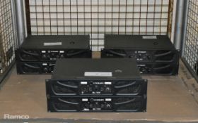 Crown Audio amplifiers - 4x XLi 1500, 1x XLi 2500, 1x XLi 800 - W 480 x D 330 x H 90mm