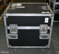 1x Mezz Diamond flight case on wheels with tray inside - empty - W 760 x D 580 x H 810mm