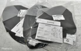 3x boxes of Portwest PW30 CLR safety glasses - 12 pairs per box