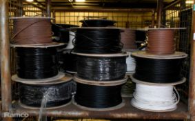 167kg of copper cables of various lengths and cores