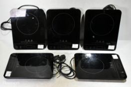 5x Electriq portable one hob induction cookers - W 290 x D 370 x H 40mm