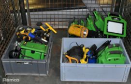 Workshop lighting - hand torches, portable work lights and magnetic mount lights