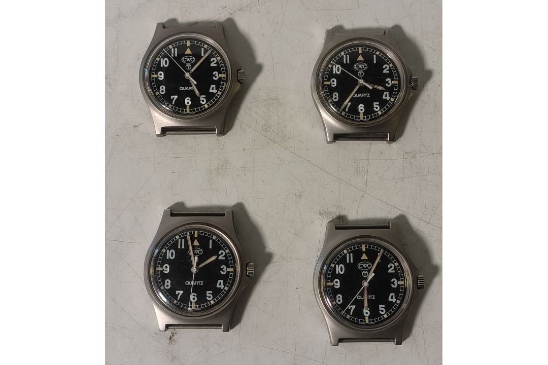 4x CWC W10-6645-99 British Army issue quartz wristwatches - 2005 - details in description - Image 1 of 9