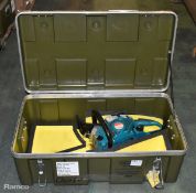 Makita DCS5000 professional 50cc petrol chainsaw in carry case - BARE UNIT ONLY