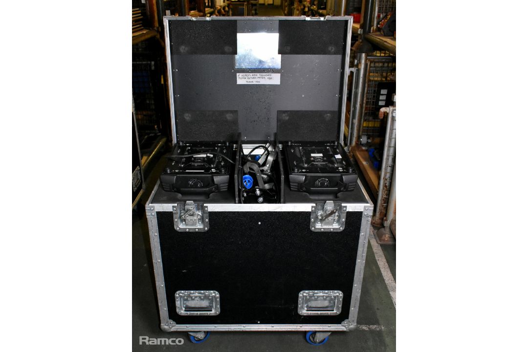 2x Robe Robin 600 spot lights in wheeled flight case - W 820 x D 590 x H 870mm - Image 2 of 12