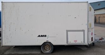 AMS 4.2 personnel decontamination trailer unit - full details in description